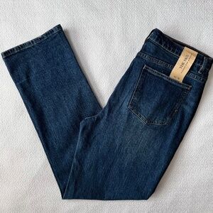 NWT Scotch & Soda "The Sky" Highest Rise Straight Jeans Tribeca Blue Sz 12/31